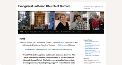 Desktop Screenshot of durhamlutheran.org